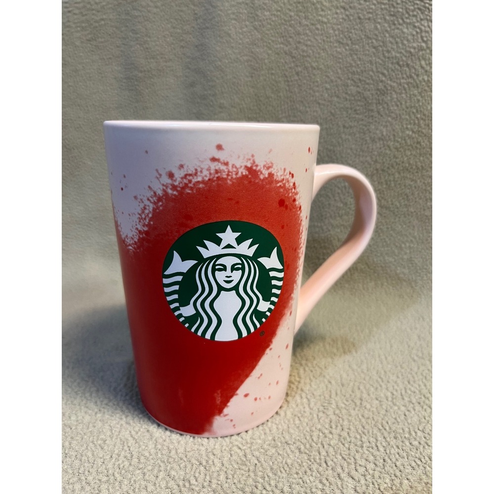 NEW NWOT‎ Starbucks Pink Red Heart Valentines Day 11 oz Coffee Tea Mug Cup 2020